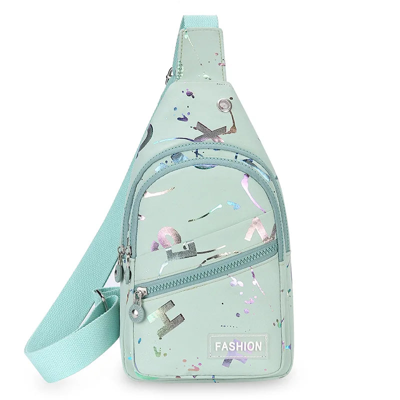 Chest Bag Crossbody Small Sling Backpack for Women