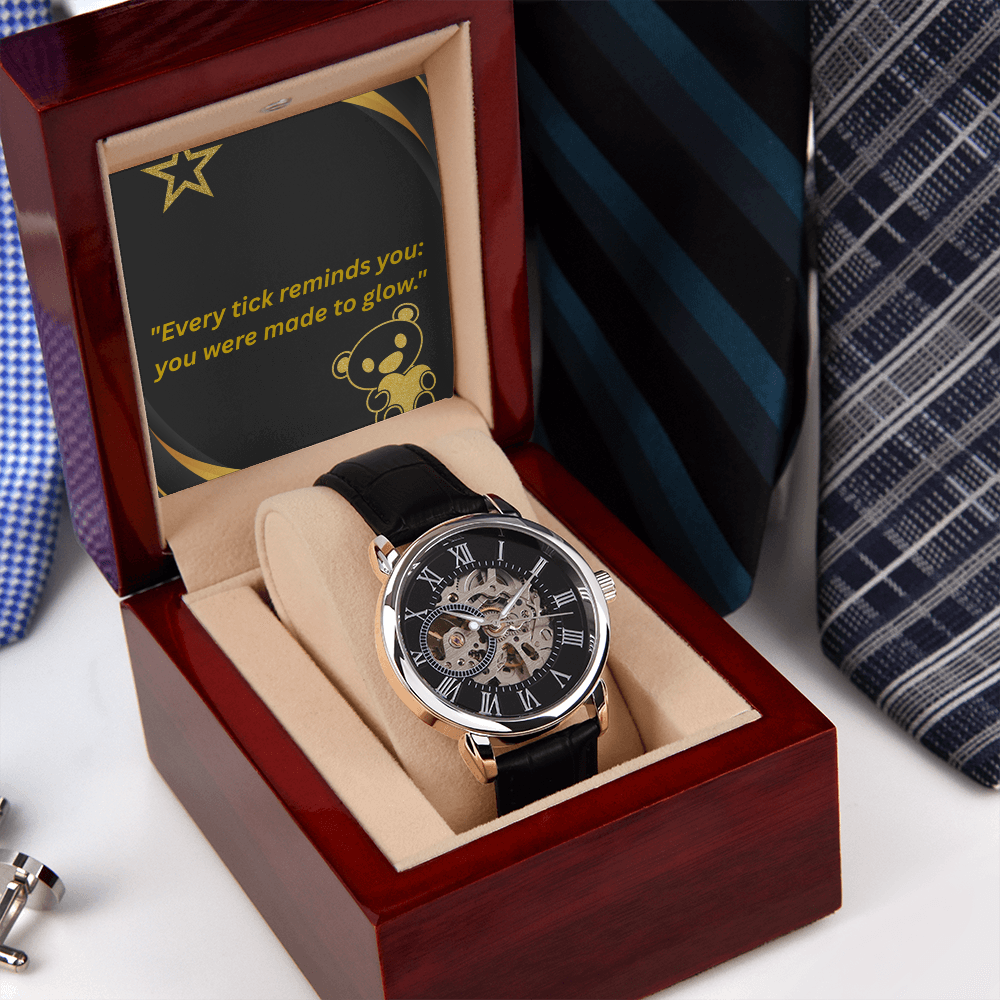 “Time to Shine – Stylish Leather Watch Built to Last”