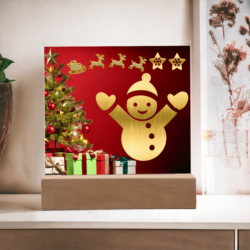 “Handcrafted Acrylic Plaque – Stylish Room Decoration”