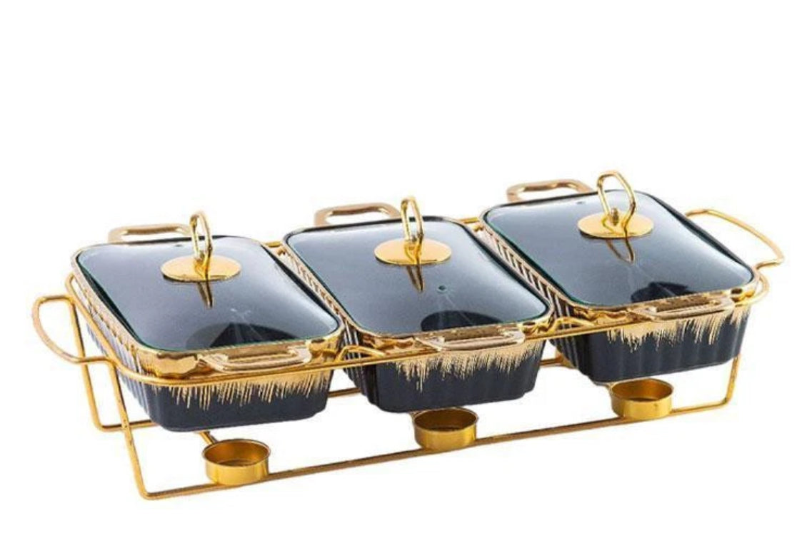 elegant 3-piece ceramic bowl set.