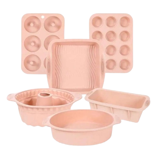 6-Piece Non-Stick Silicone Bakeware Set