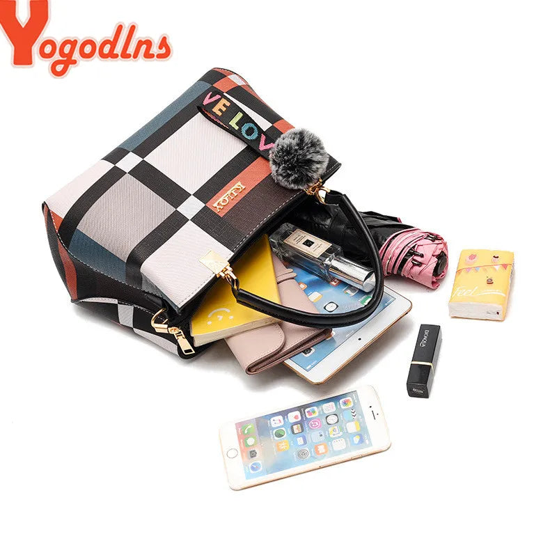 Yogodlns New Luxury Handbag  Ladies Totes