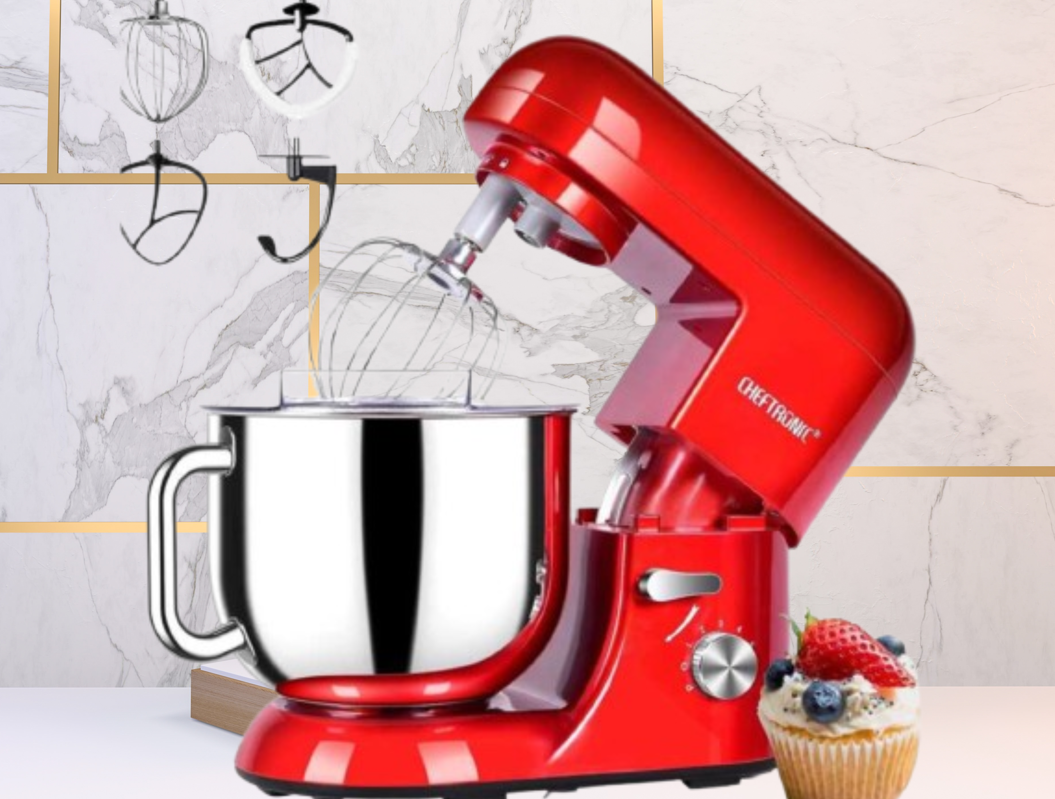 Electric Stand Mixer 7 Qt – 6-Speed Tilt-Head