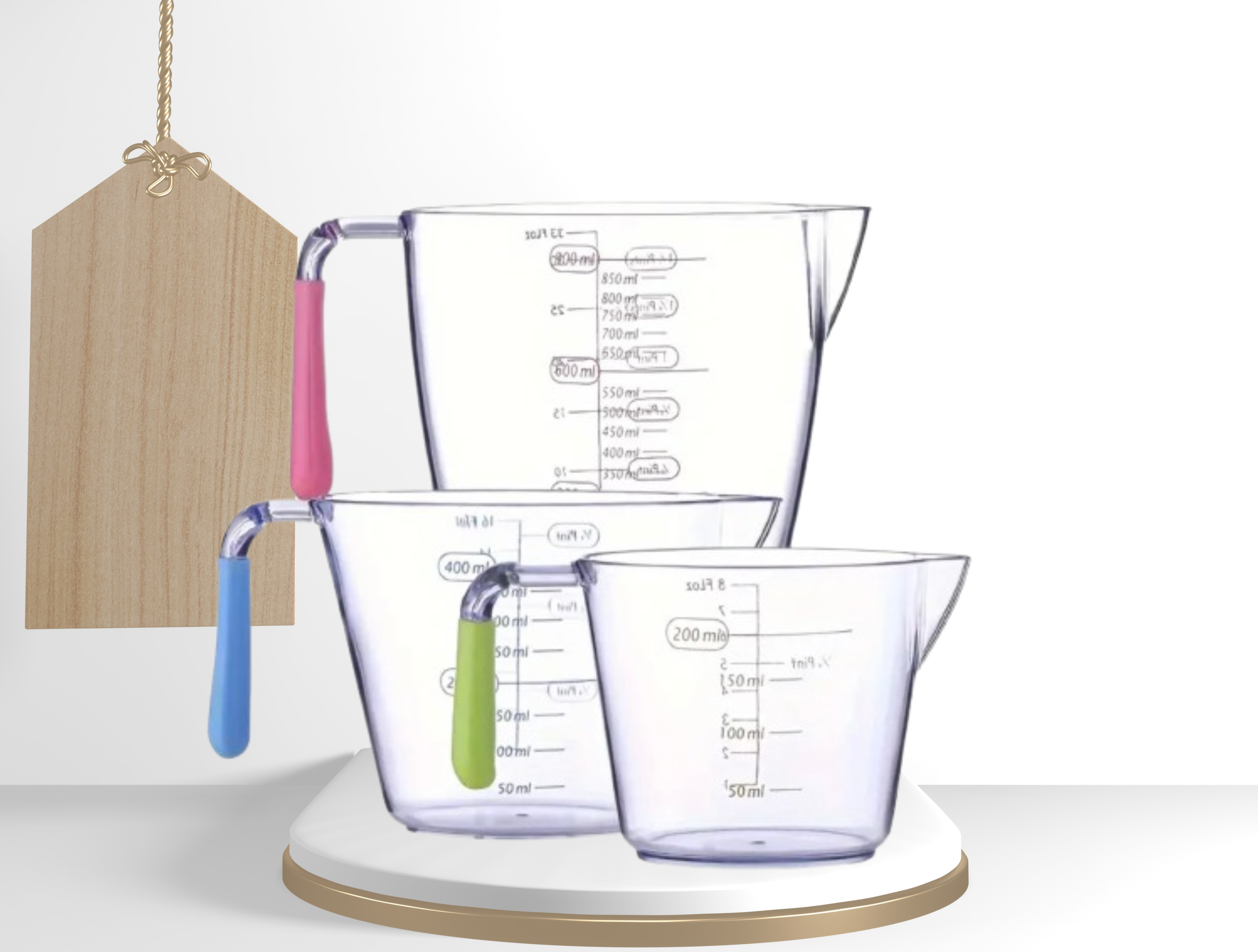 3-Piece Angled Measuring Cup Set