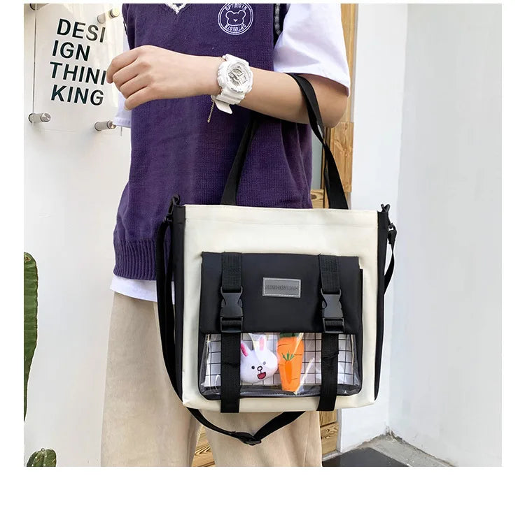 Shoulders Backpack Five Sets of Multi-Compartment Fash