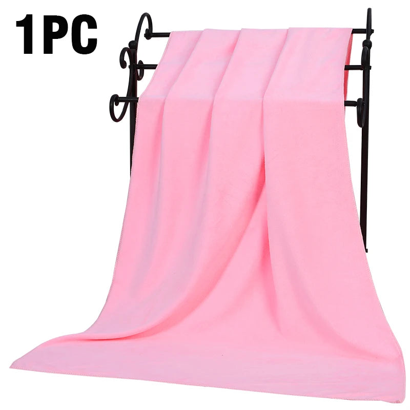 100% Cotton Bath Towel Solid Color Soft Friendly Face Hand Shower Towel For Bathroom Washcloth Set Absorbent Adult Bath Towels