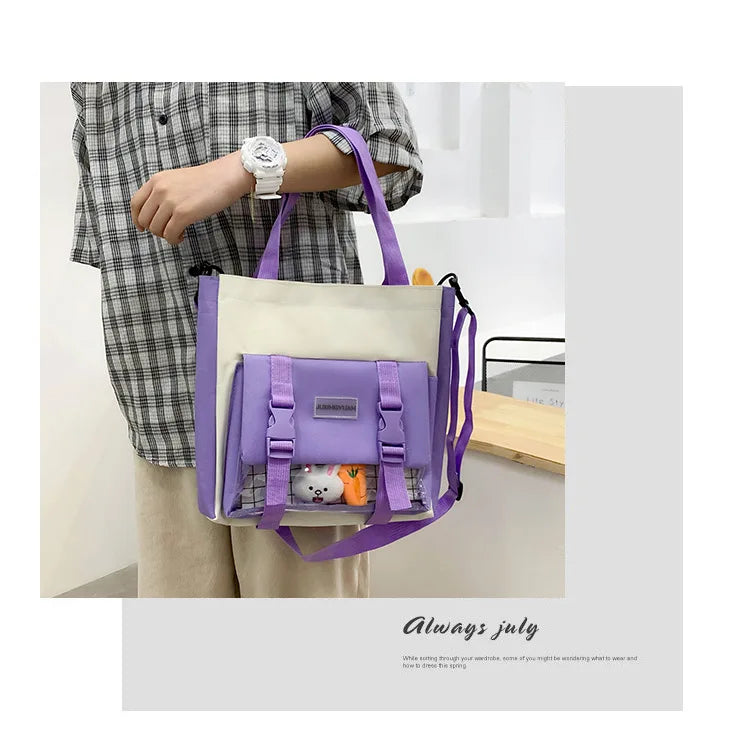 Shoulders Backpack Five Sets of Multi-Compartment Fash