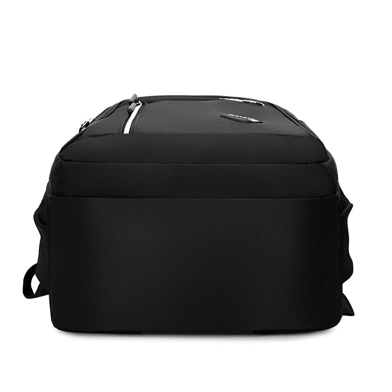 Minimalist Large Capacity Backpacks Men's Waterproof Oxford Commute School Backpack Business Casual Multiple Pockets Travel Bag