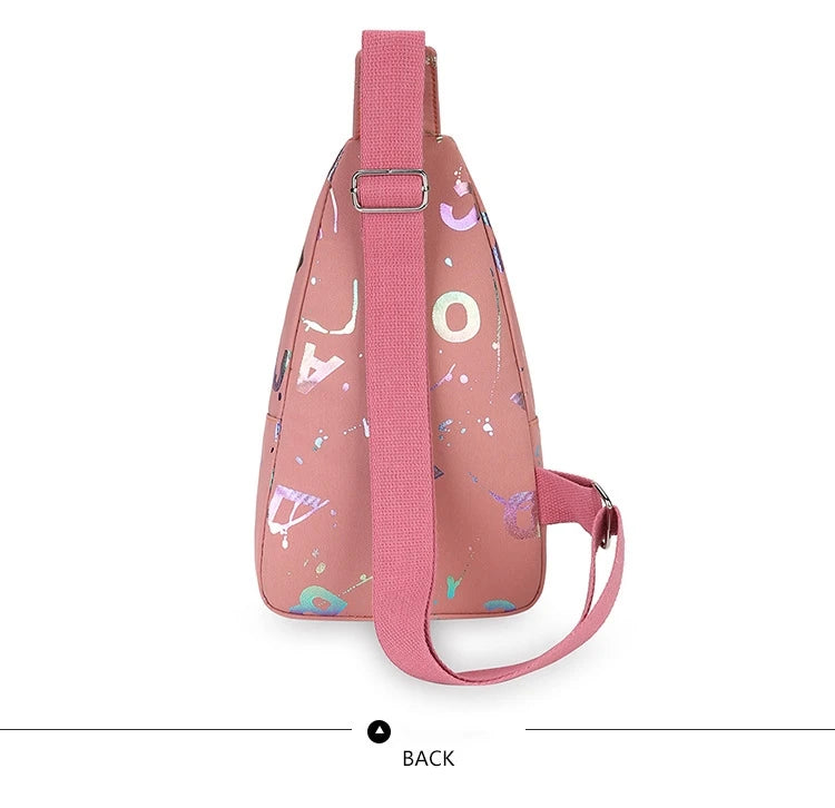 Chest Bag Crossbody Small Sling Backpack for Women