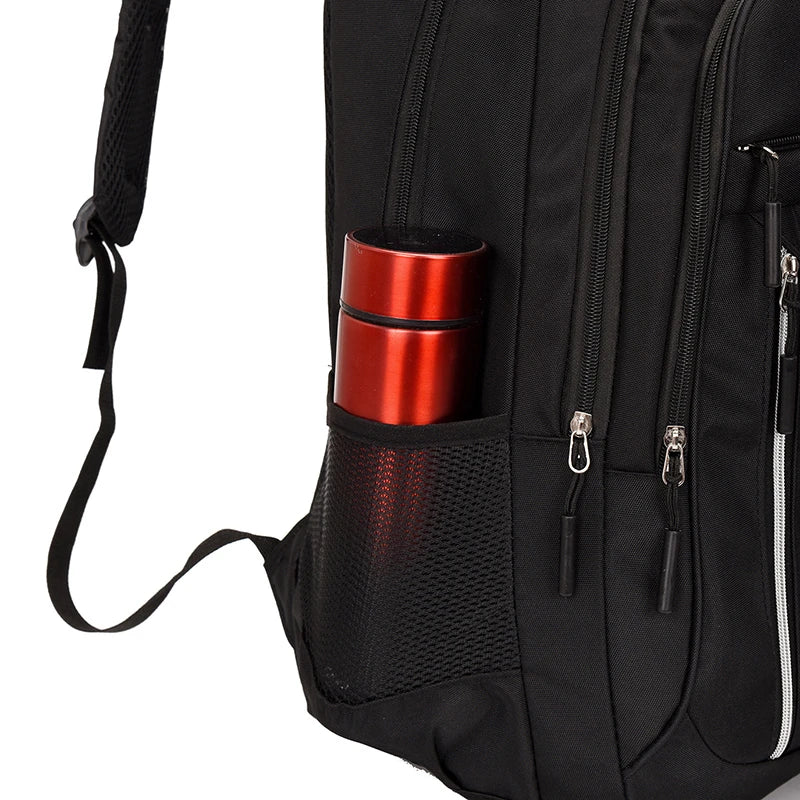 Minimalist Large Capacity Backpacks Men's Waterproof Oxford Commute School Backpack Business Casual Multiple Pockets Travel Bag