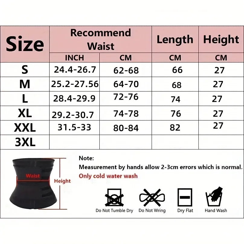 1pc Waist Trainer Slimming Body Shaper Loss Fat Burning