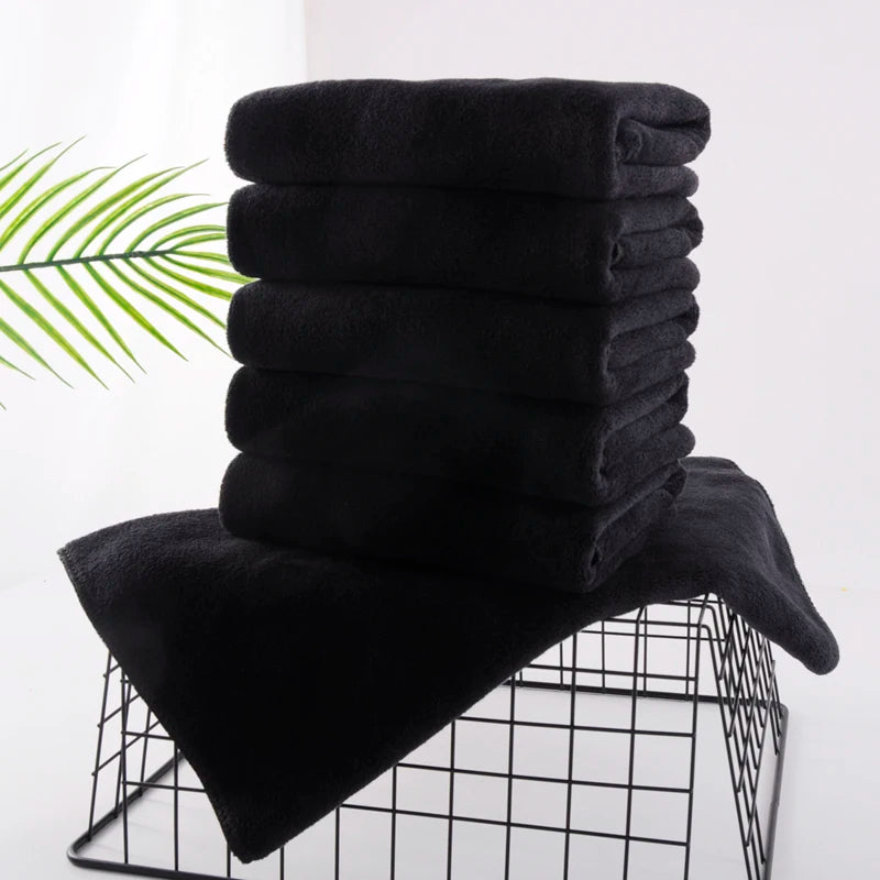 100% Cotton Bath Towel Solid Color Soft Friendly Face Hand Shower Towel For Bathroom Washcloth Set Absorbent Adult Bath Towels