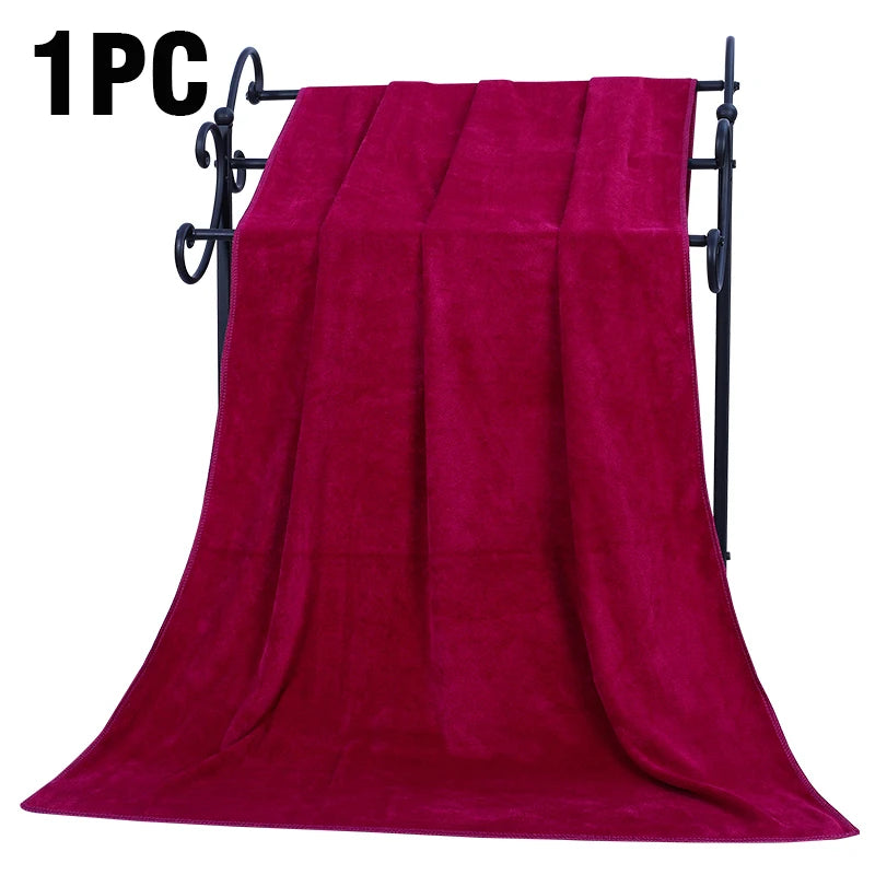 100% Cotton Bath Towel Solid Color Soft Friendly Face Hand Shower Towel For Bathroom Washcloth Set Absorbent Adult Bath Towels