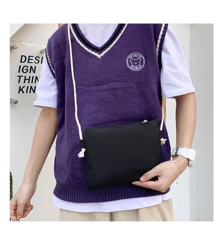 Shoulders Backpack Five Sets of Multi-Compartment Fash