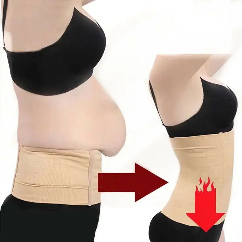 2 IN 1 Body Shaper Waist Trainer Tummy Tuck Belt
