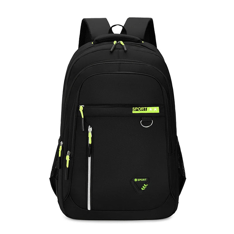 Minimalist Large Capacity Backpacks Men's Waterproof Oxford Commute School Backpack Business Casual Multiple Pockets Travel Bag