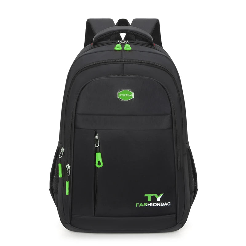 Minimalist Large Capacity Backpacks Men's Waterproof Oxford Commute School Backpack Business Casual Multiple Pockets Travel Bag