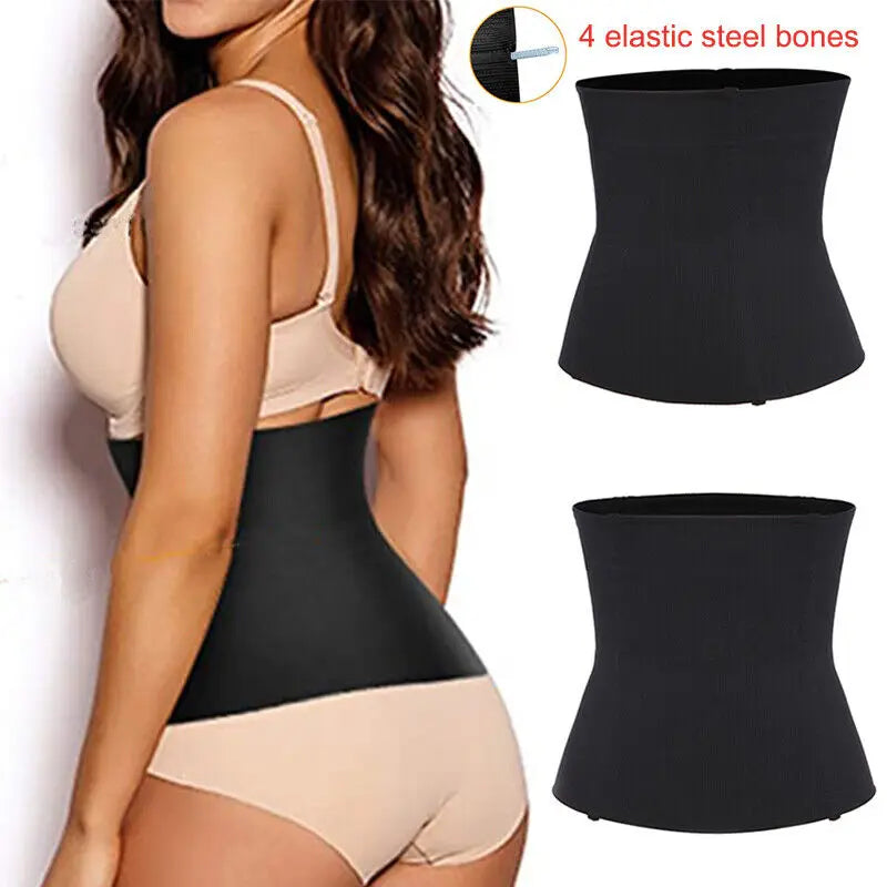 2 IN 1 Body Shaper Waist Trainer Tummy Tuck Belt