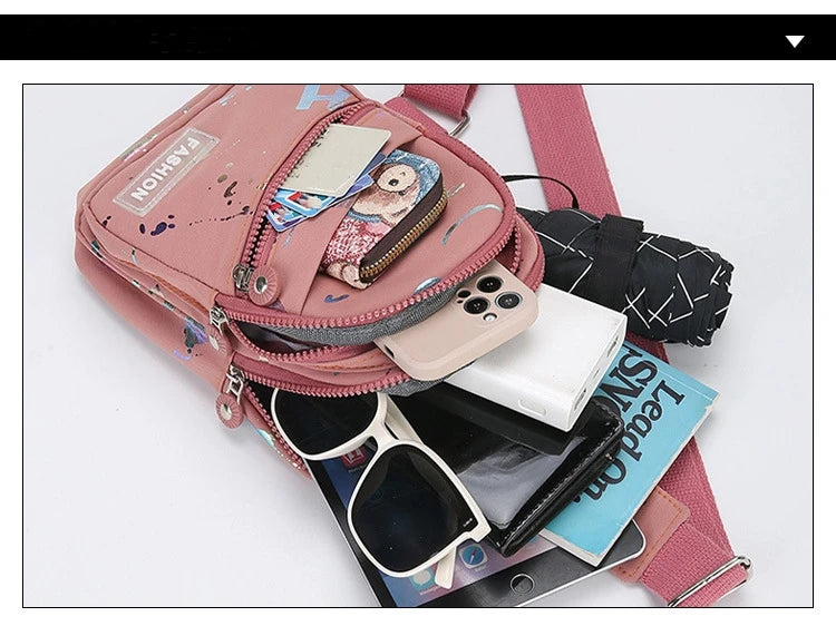 Chest Bag Crossbody Small Sling Backpack for Women