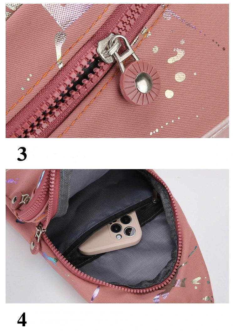 Chest Bag Crossbody Small Sling Backpack for Women