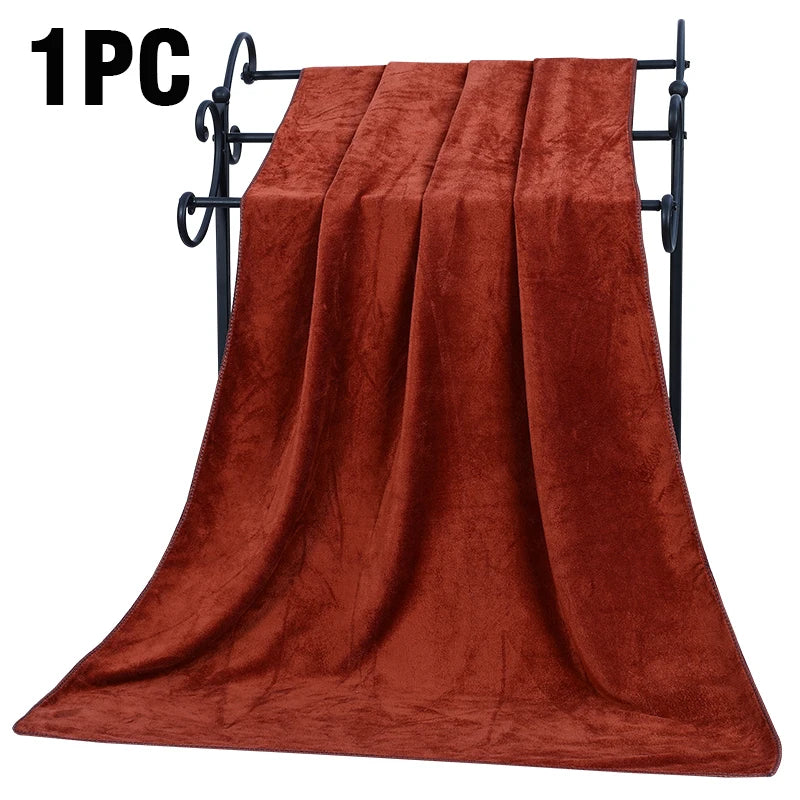 100% Cotton Bath Towel Solid Color Soft Friendly Face Hand Shower Towel For Bathroom Washcloth Set Absorbent Adult Bath Towels