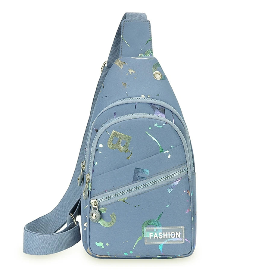 Chest Bag Crossbody Small Sling Backpack for Women