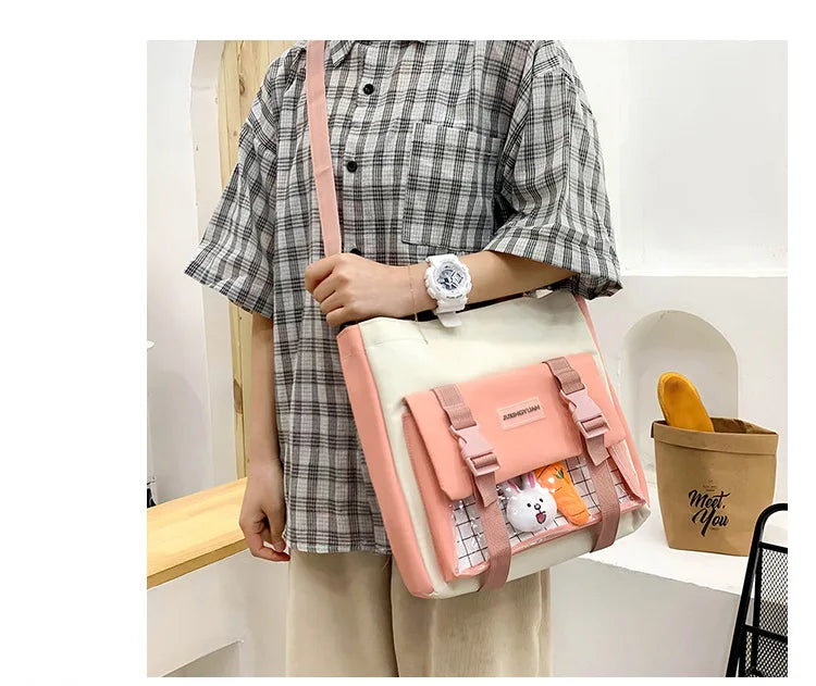 Shoulders Backpack Five Sets of Multi-Compartment Fash