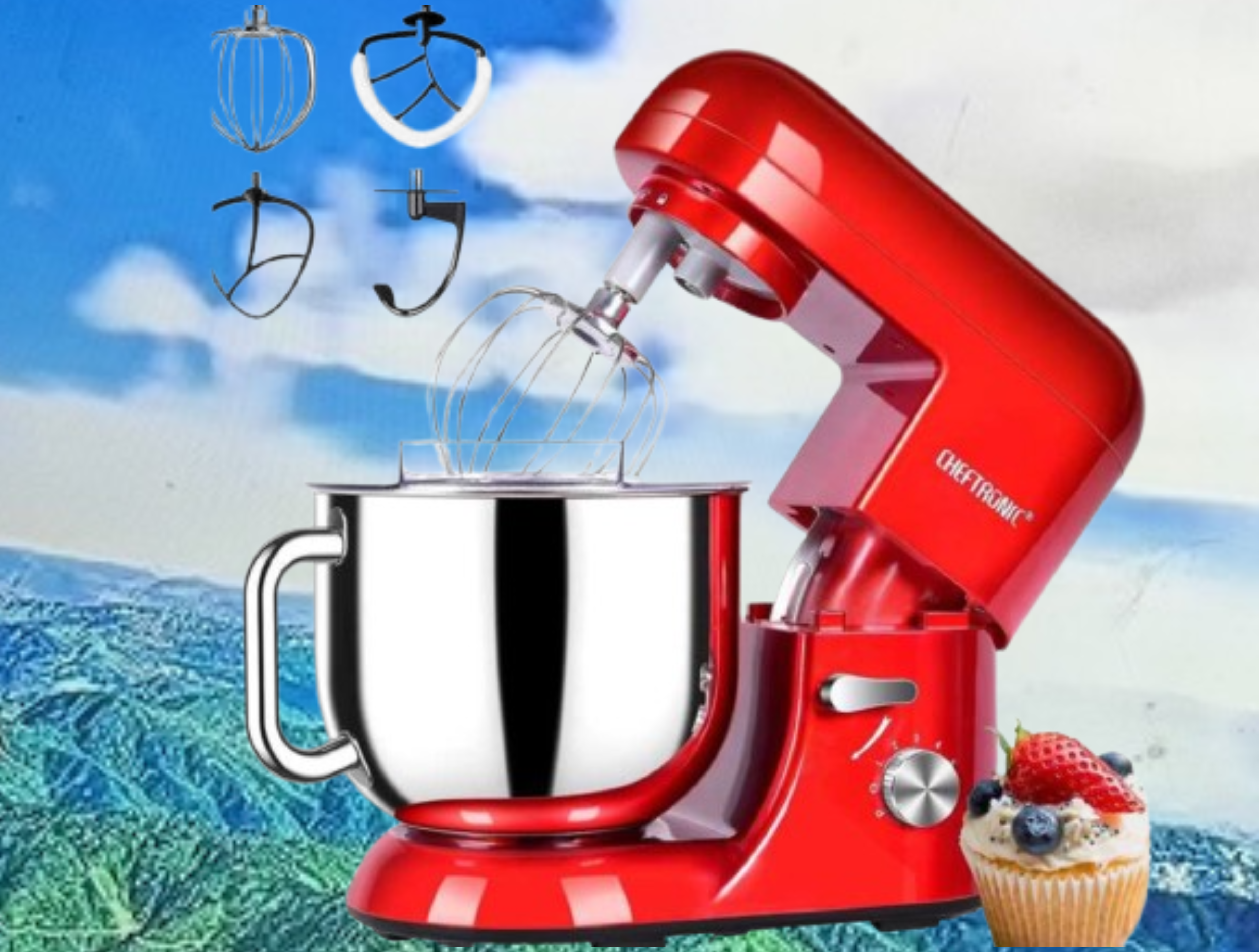 Electric Stand Mixer 7 Qt – 6-Speed Tilt-Head