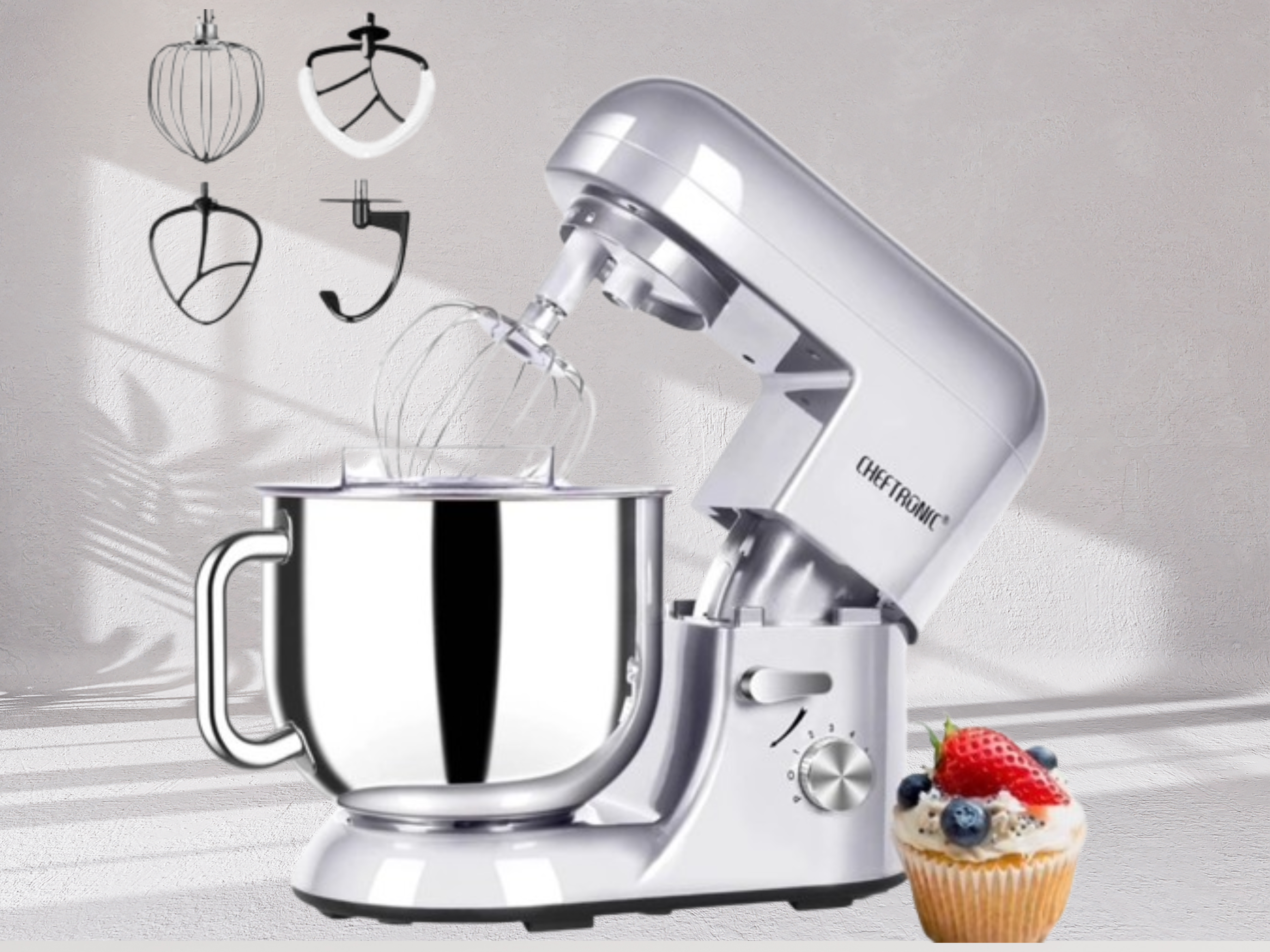Electric Stand Mixer 7 Qt – 6-Speed Tilt-Head