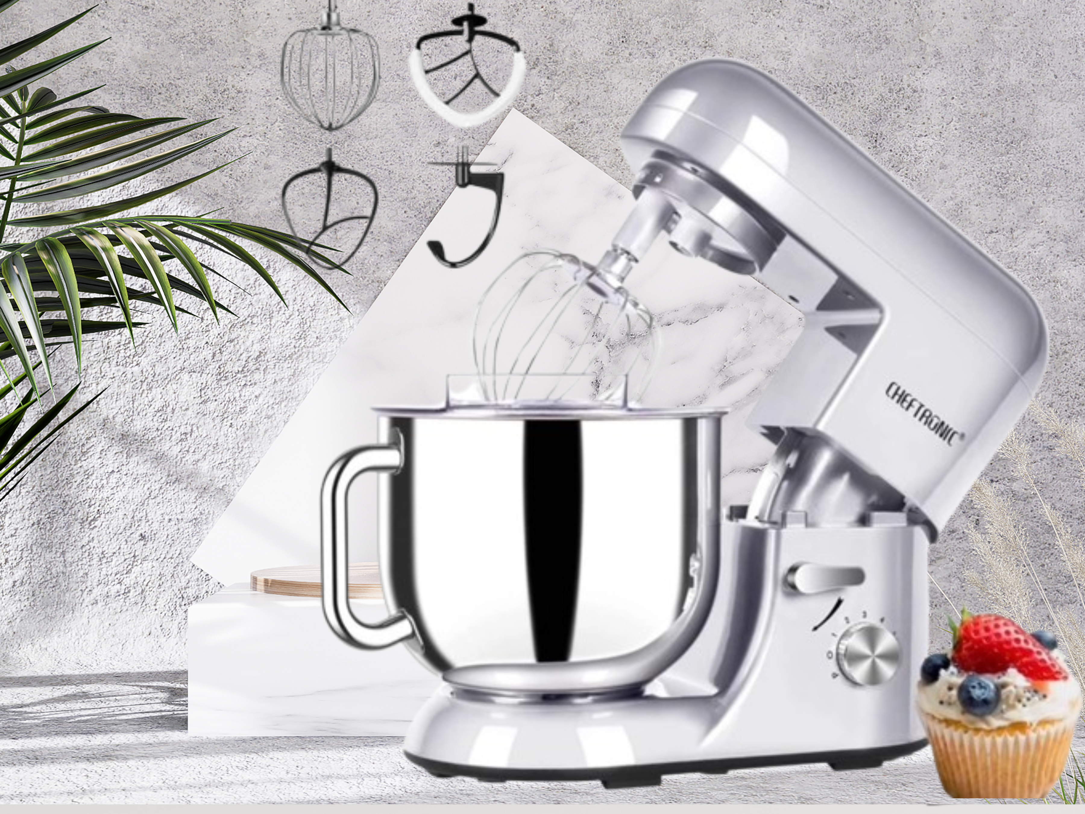 Electric Stand Mixer 7 Qt – 6-Speed Tilt-Head