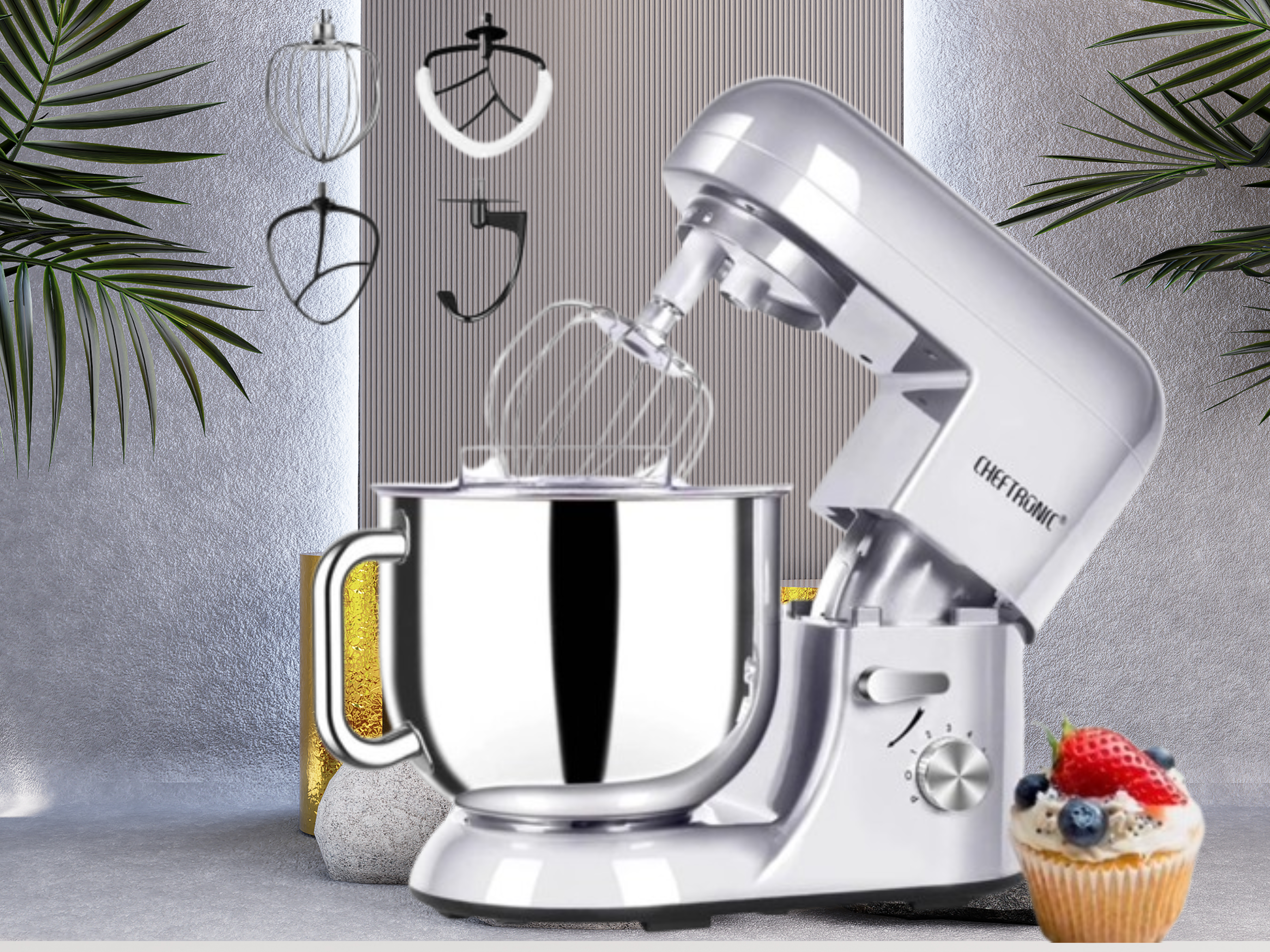 Electric Stand Mixer 7 Qt – 6-Speed Tilt-Head
