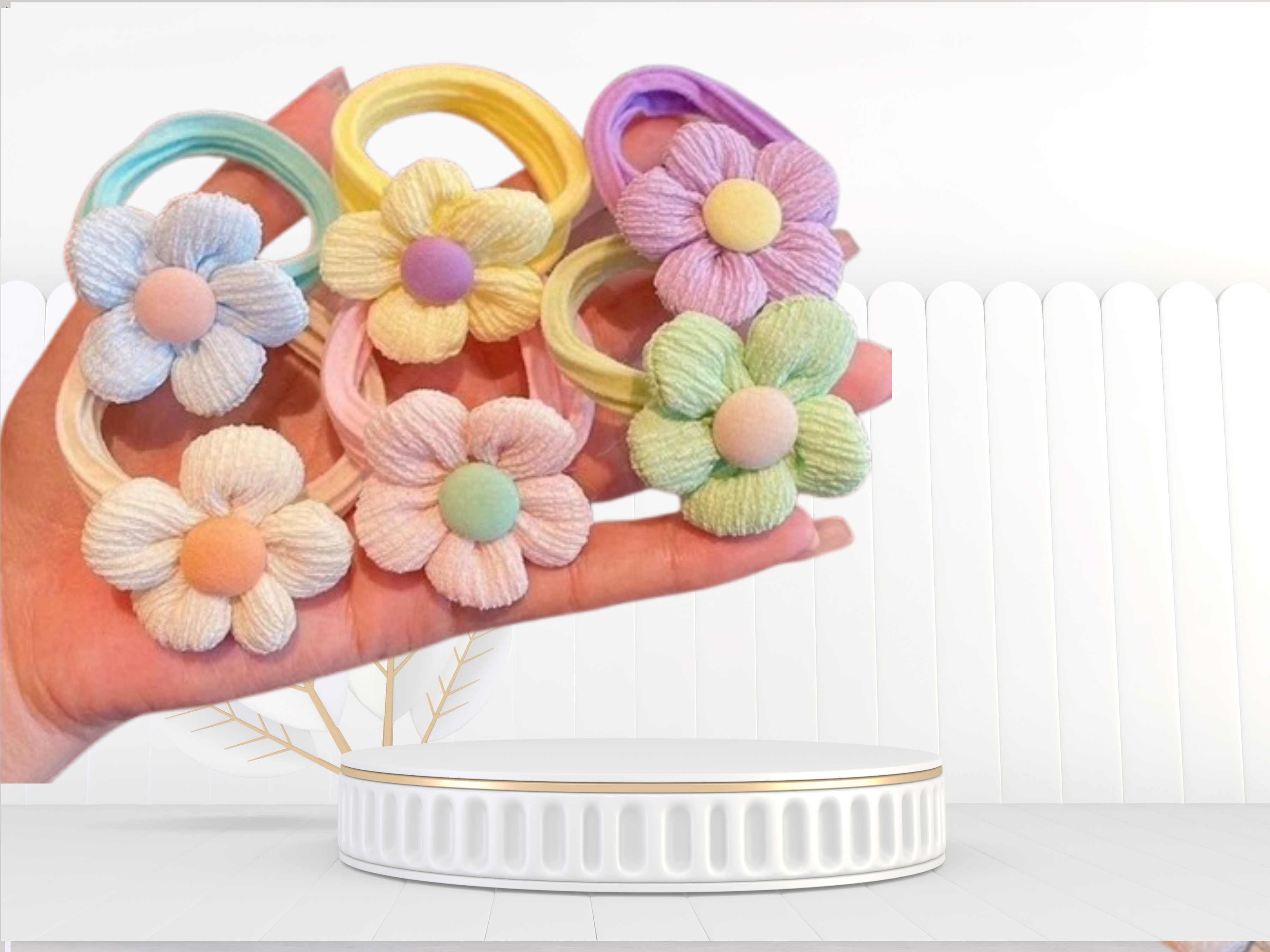 Baby Girls’ Flower Headband (1 Pack)