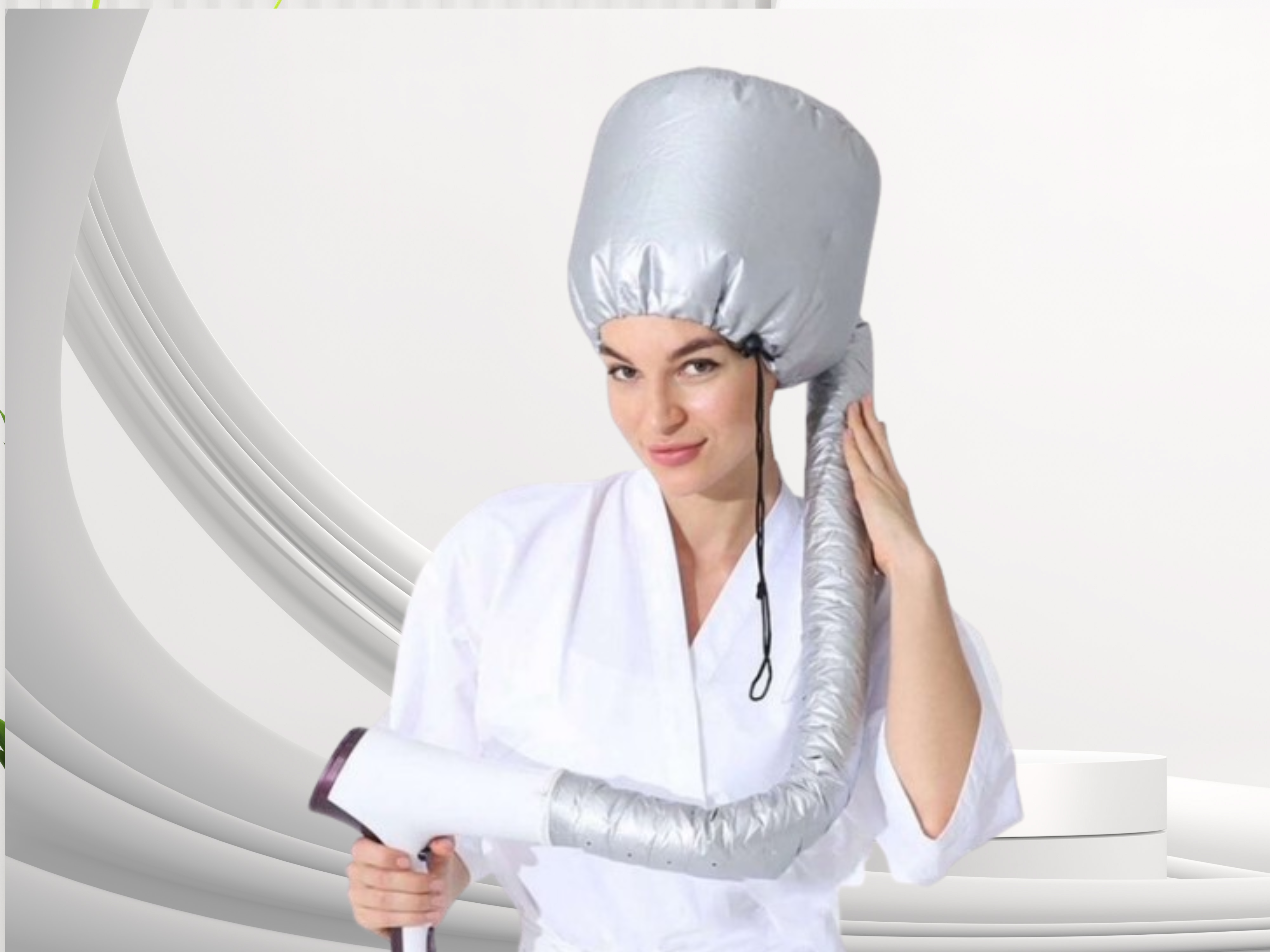 Portable Soft Hair Dryer Bonnet for Women