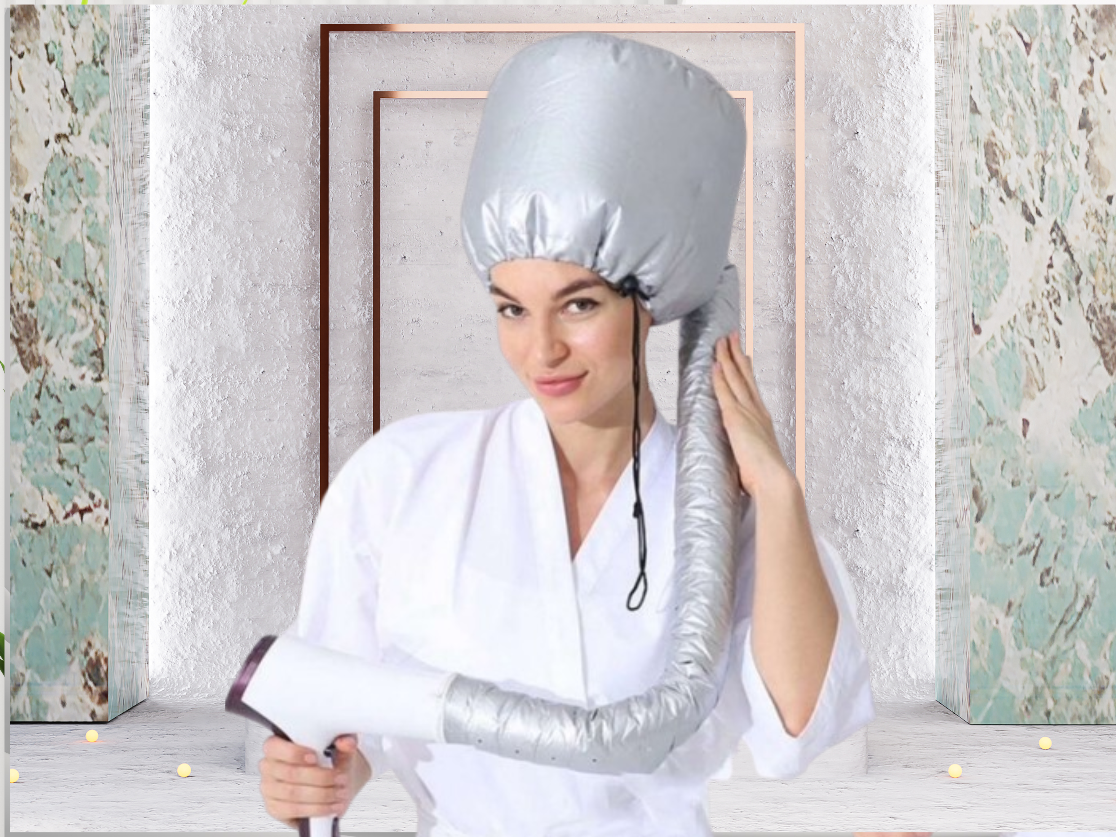 Portable Soft Hair Dryer Bonnet for Women