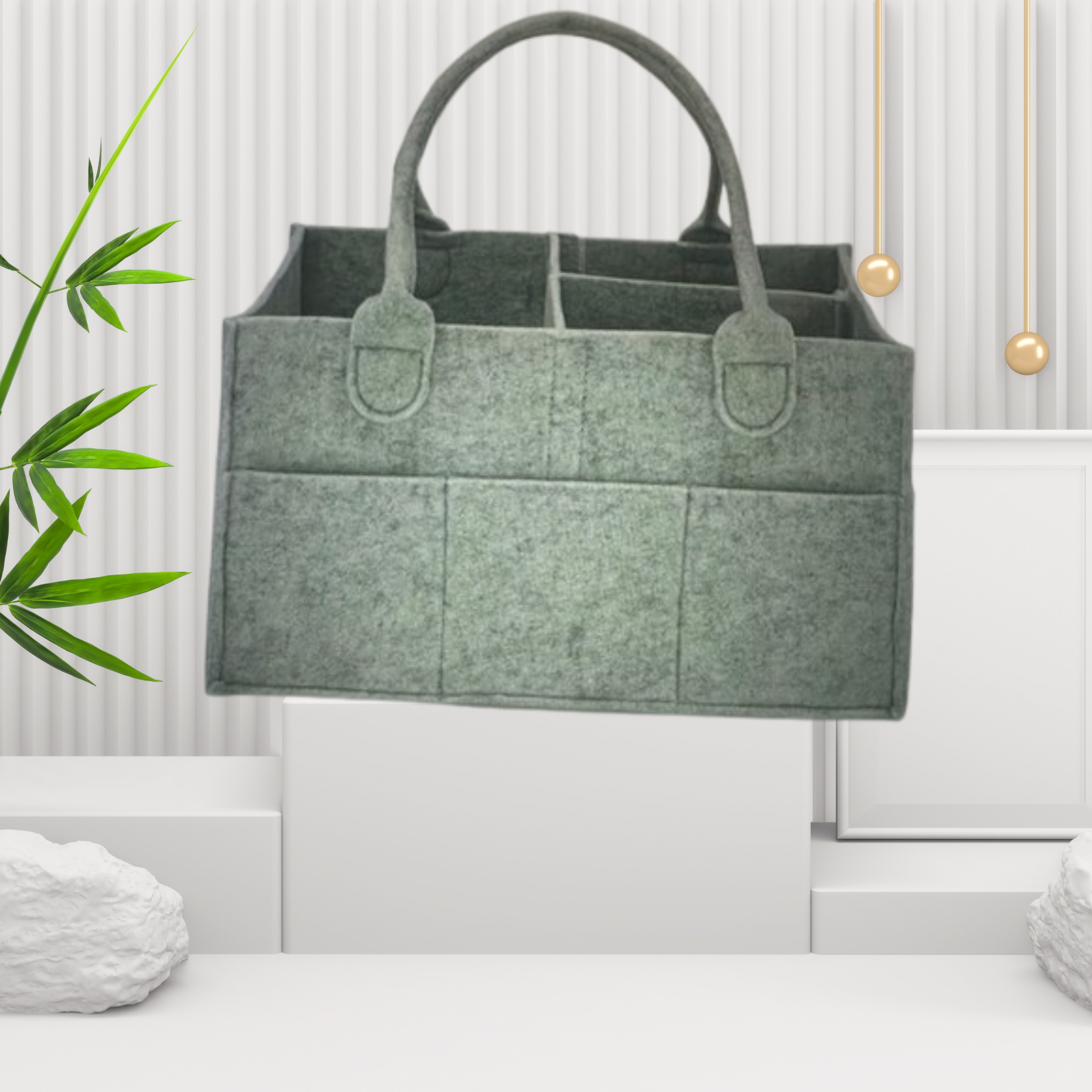 FRANBORA™ Baby Diaper Caddy – Wipes & Nappy Organizer