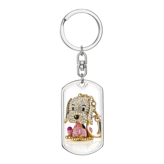 This patent-pending jewelry is made of High-quality surgical steel with an 18k