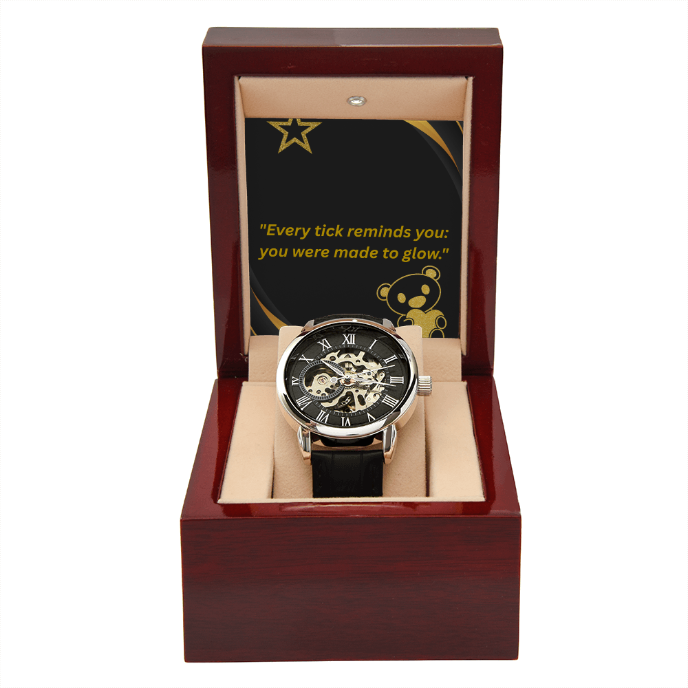 “Time to Shine – Stylish Leather Watch Built to Last”