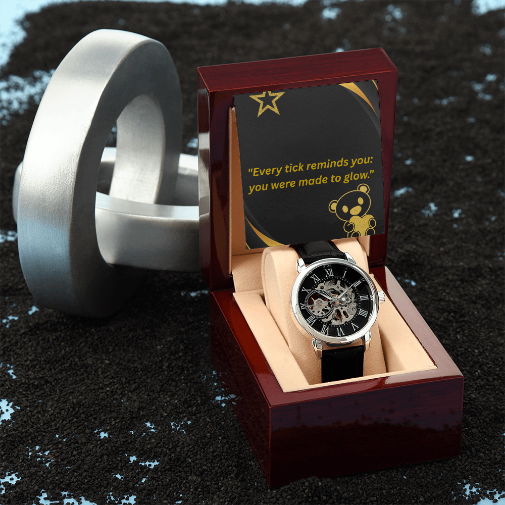 “Time to Shine – Stylish Leather Watch Built to Last”