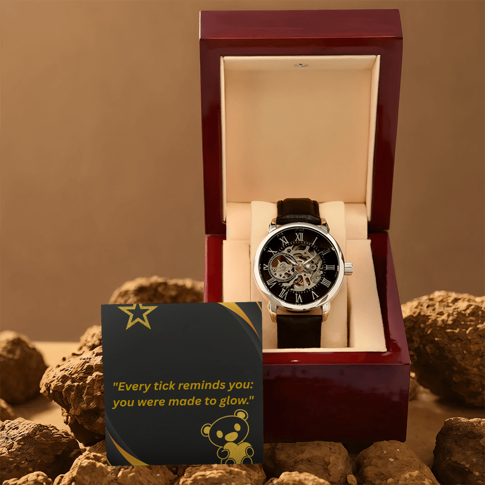 “Time to Shine – Stylish Leather Watch Built to Last”
