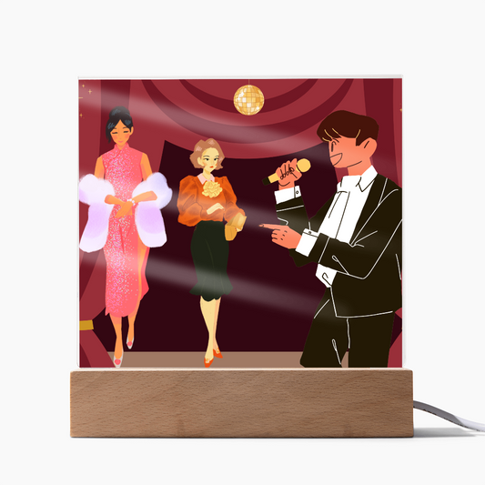 “Handcrafted Acrylic Plaque – Stylish Room Decoratio