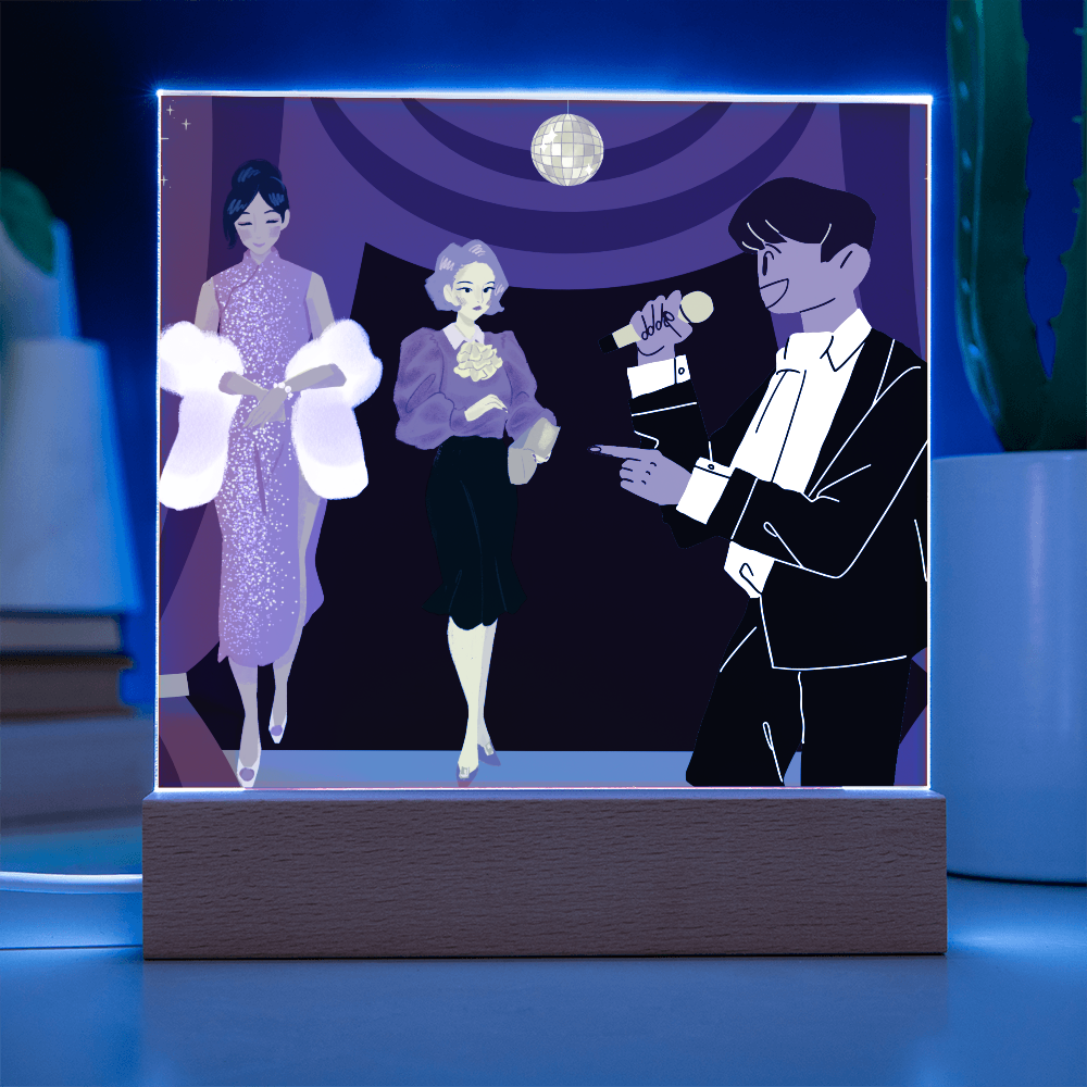 “Handcrafted Acrylic Plaque – Stylish Room Decoratio