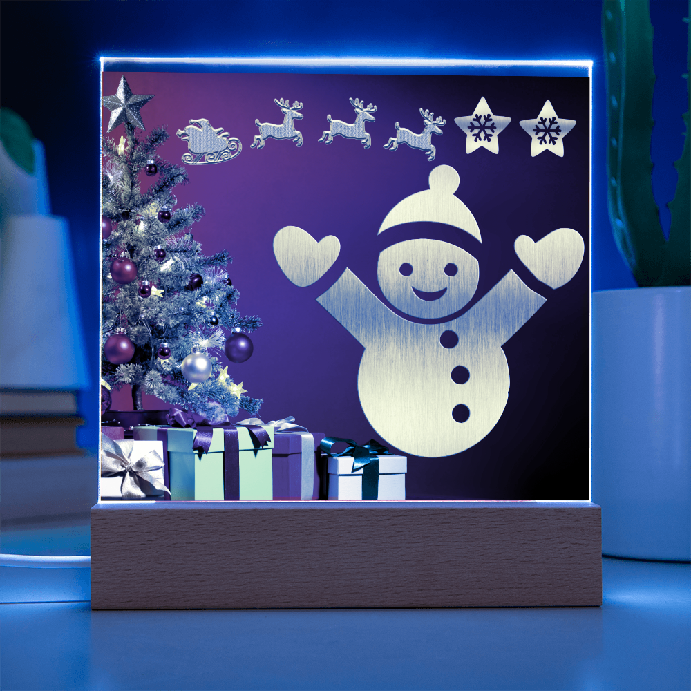 “Handcrafted Acrylic Plaque – Stylish Room Decoration”