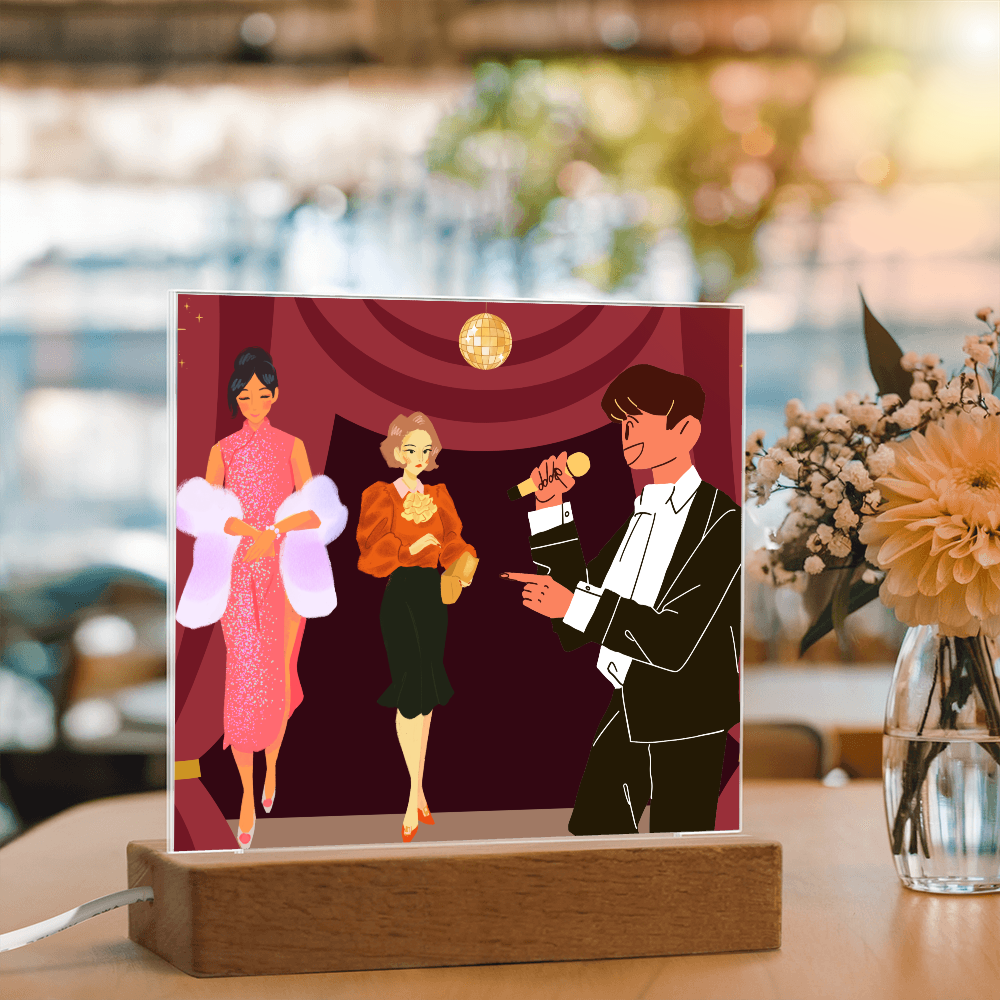 “Handcrafted Acrylic Plaque – Stylish Room Decoratio