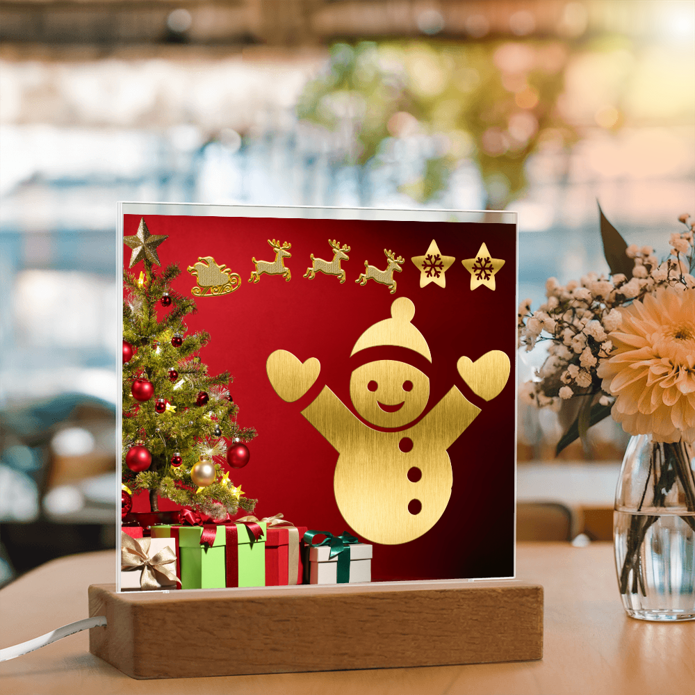 “Handcrafted Acrylic Plaque – Stylish Room Decoration”