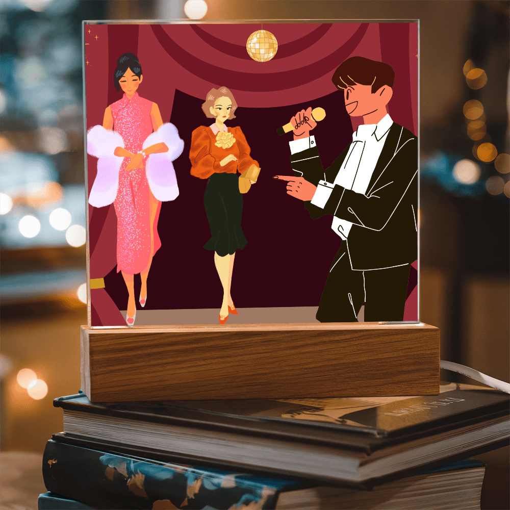 “Handcrafted Acrylic Plaque – Stylish Room Decoratio