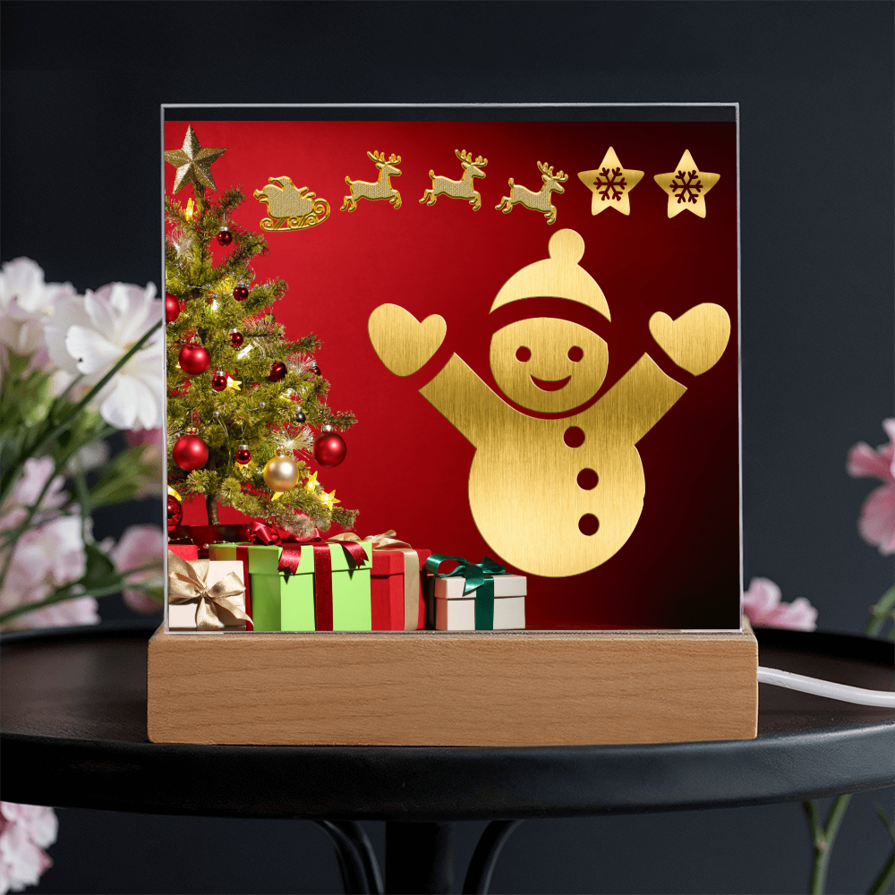 “Handcrafted Acrylic Plaque – Stylish Room Decoration”