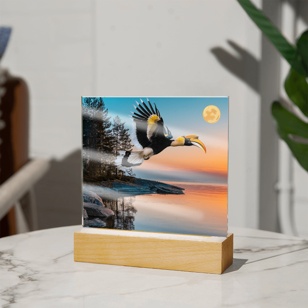 "Beautiful Acrylic Plaque – Stylish Room Decoration"