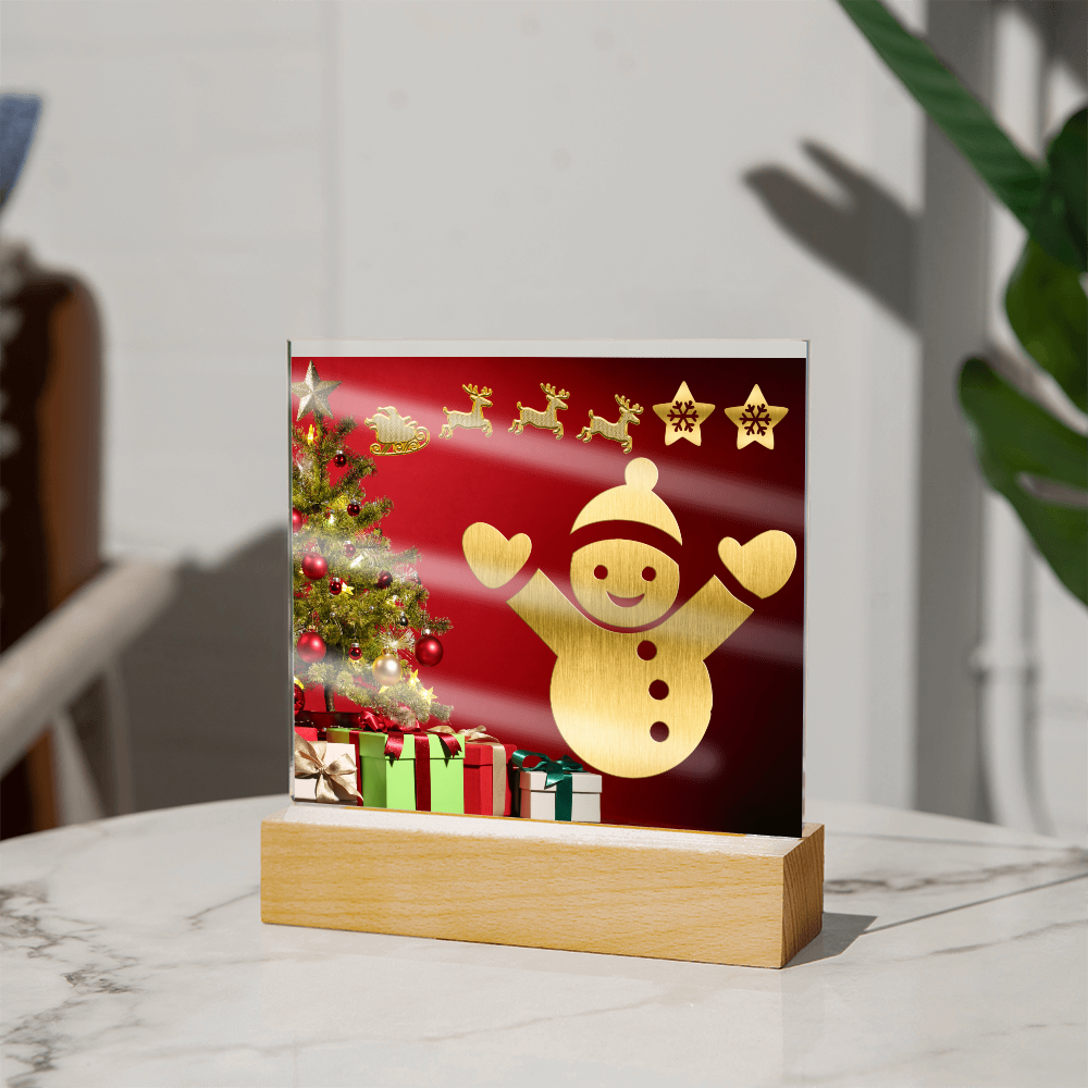 “Handcrafted Acrylic Plaque – Stylish Room Decoration”