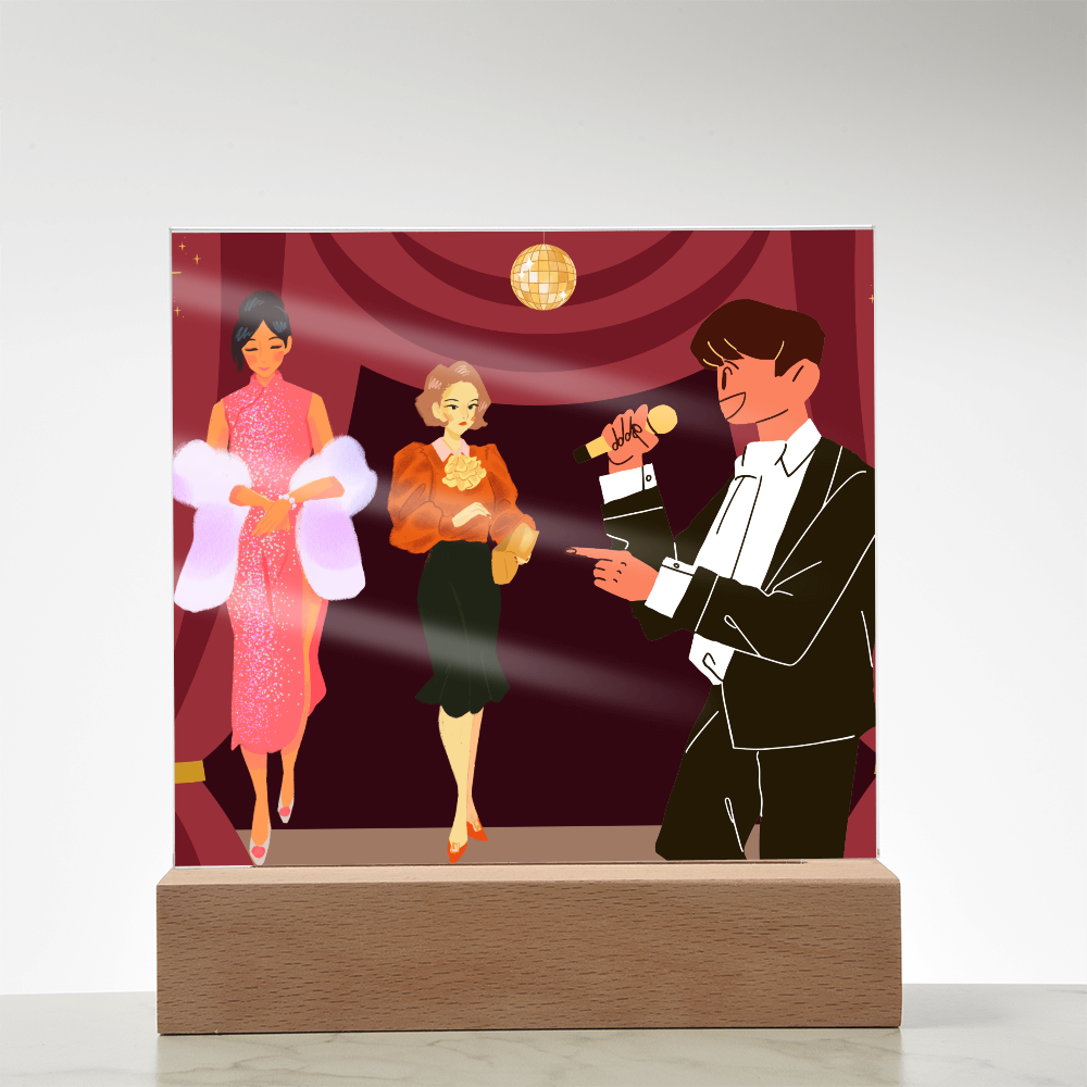 “Handcrafted Acrylic Plaque – Stylish Room Decoratio