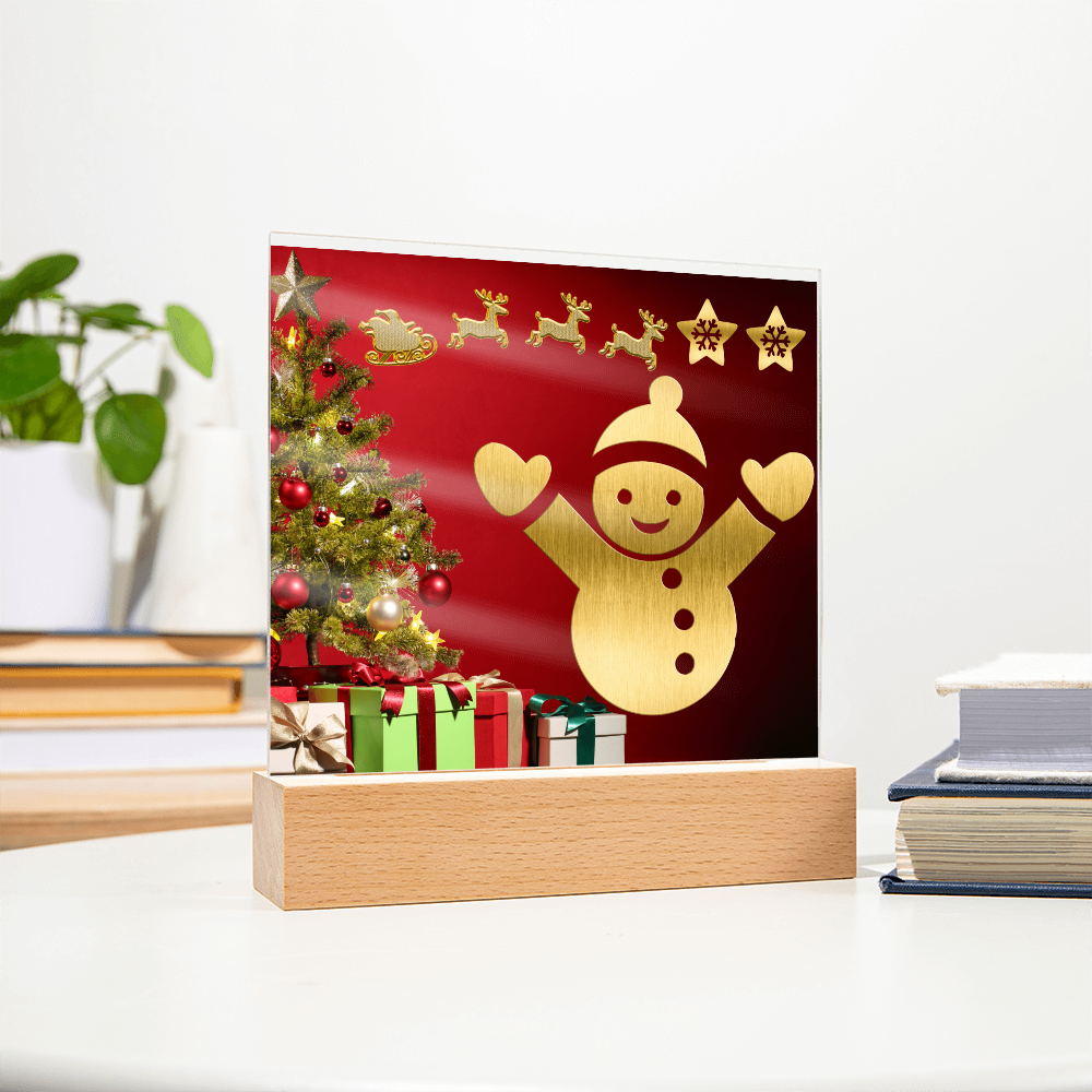 “Handcrafted Acrylic Plaque – Stylish Room Decoration”